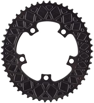 ABSOLUTE BLACK Chainring Oval 110mm 50T 5B 2X Black - ROV50/5BK