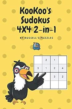 Paperback KooKoo's Sudokus: 4x4 2-in-1 Book