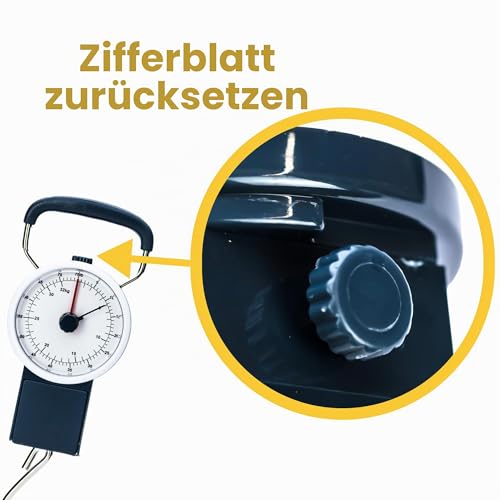 STATUS SMLSCALE1PK4 Gepäckwaage, mechanische Gepäckwaage, inklusive 1 m Maßband
