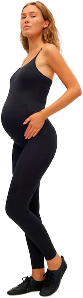 Mama.licious Mlheal Sl Seamless Playsuit Noos, zwart, S-M