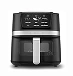 Cuisinart Air Fryer Oven, 2.6-Qt Basket Stainless Steel Air Fryer, Kitchen Dishwasher-Safe Parts with 3 Presets to Roast, Bake, & Air Fry, Quick & Easy Electric Fryer Meals (AIR-80C)