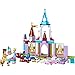 LEGO 43219 Disney Princess Creative Castle Box, Toy Castle Play Set with Belle and Cinderella Mini Dolls and Stones Sorting Box, Travel Toy for Girls and Boys from 6 Years