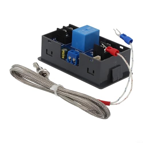 Termostato WiFi inteligente basado en tipo K que ofrece controles completos sobre temperaturas entre 99 y 999 grados Celsius (XY-WT04)