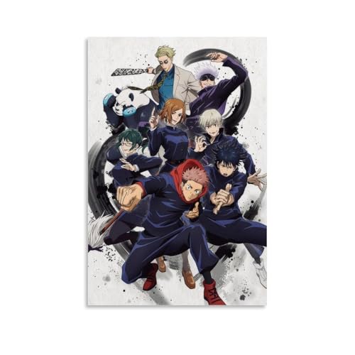 Gangguii Classic Japanese Anime Jjk Poster Music Posters for Room Aesthetic Canvas Wall Art Bedroom Decor12x18inch(30x45cm)