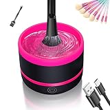 SOGUE Electric Makeup Brush cleaner with Silica gel mat bowl Portable Automatic USB Type-C 5V 1A Cos