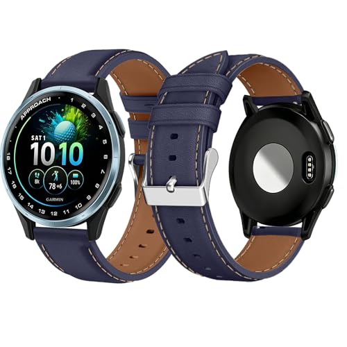 20mm ���U�[�X�g���b�v Garmin Forerunner 70/170/170 Music (43mm)/Forerunner 570 42mm/165�p PU���U�[���X�g�o���h Garmin Approach J1 43mm/S50/Vivoact