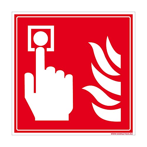 Signalétique.biz - Panneau Indicateur Incendie - Alarme Extincteur - PVC/Alu