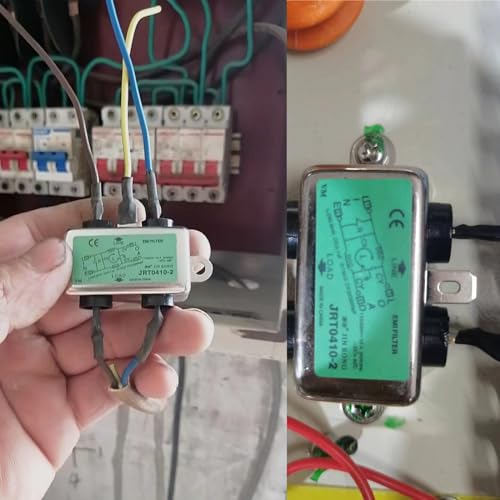 Noise Suppressor Power EMI Filter Termianl Single-Phase Line-Conditioner JIN RONG AC 115/250V 6 Amb JR-L006-N
