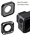 Replacement Lens for Gopro Hero 9/10/11/12/13, Camera Anti-Scratch UV Glass Lens Protective Cover Repair Parts Accessories Compatible for Gopro Hero 9 Hero 10 Hero 11 Hero 12 Hero 13 Black