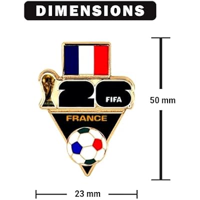 2026 FIFA World Cup Lapel Pin - Premium Zinc Alloy, Officially Licensed Collectible Souvenir - Gift & Event Keepsake For Hats, Bags & Collections