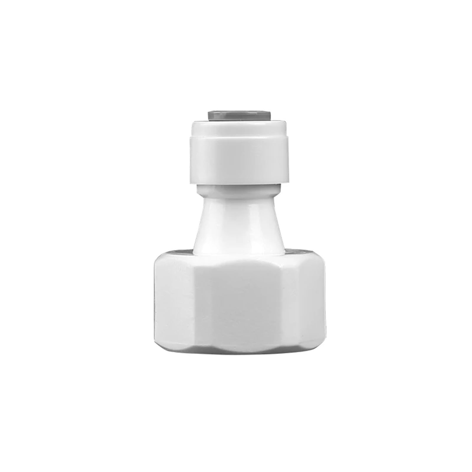 50Pcs/Lot 1/4" - 1/2" Female Thread Straight RO Water Fitting 6.5mm Coupling Pom Hose PE Pipe Connector Water Filter Parts