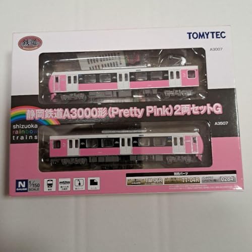 Tomytec A3000 Shizuoka Set de 2 voitures Rose matériel roulant miniature