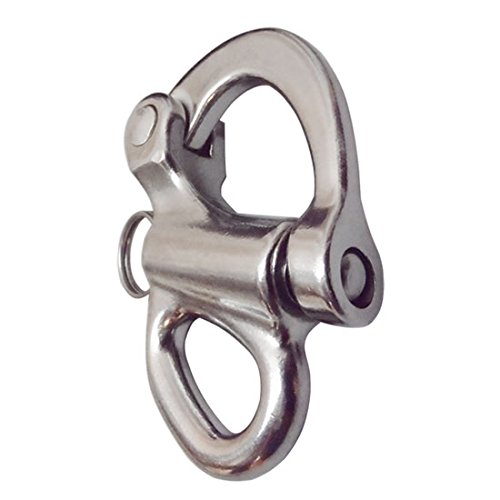 Stainless Steel 316 Fixed Eye Snap Shackle 2-5/8