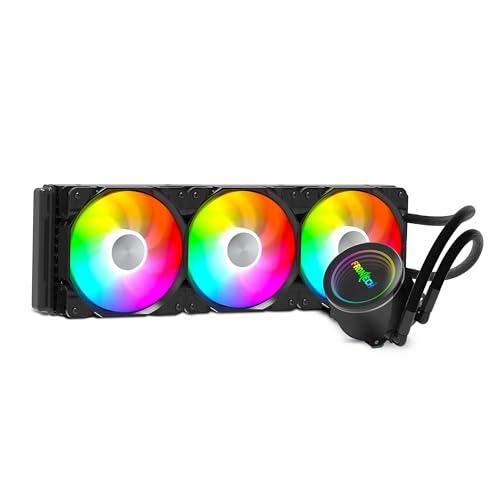 Image of Frontech 360mm AIO Liquid Cooler | ARGB Sync | 1800 RPM PWM Fans | Supports Intel LGA 1700 /1200 /115x, AMD AM4 /AM5 | 1 Year Warranty (CPF-0010)
