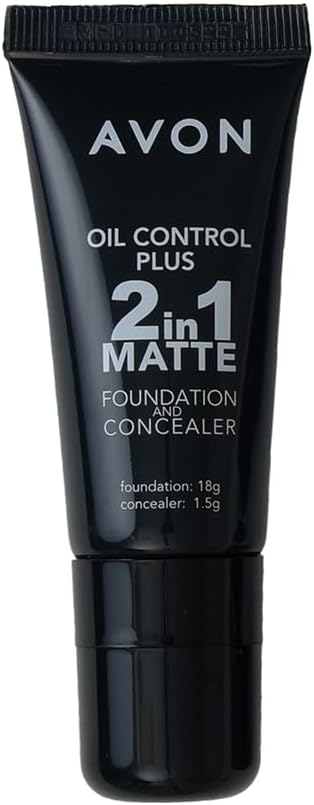 Avon True Oil Control Plus 2-in-1 Matte Foundation 1.8g & Concealer 1.5 g - Oriental