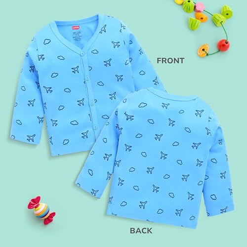 Image of LuvLap Unisex Cotton Regular Fit Jhabla Shirt