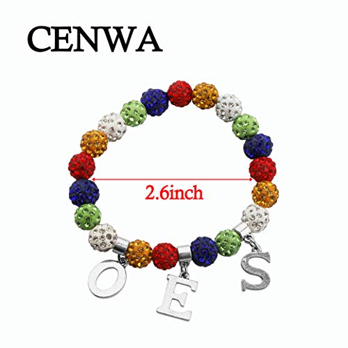 CENWA Five Colors Beads Bracelet Sorority Jewelry Sorority Gifts2