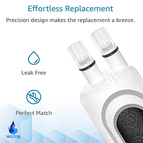 Image of Water Filter Replacement for WRS325SDHZ, WRS325SDHZ08, Whirlpool WRS571CIHZ04, WRS325FDAM04, WRS588FIHZ04, WRS321SDHZ08, WRS555SIHZ06, WRS325FDAW04, WRS315SDHZ08, 3PACK