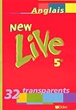  New live, anglais cinquième, 32 transparents (pochette)