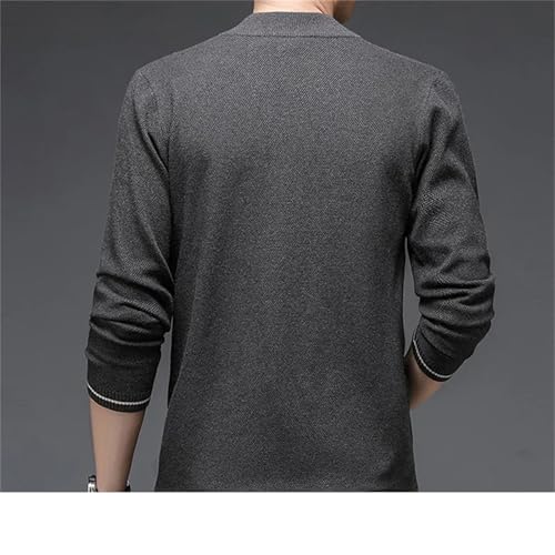 Men's Slim Fit V-Neck Single Breasted Knitted Cardgians Men Casual Knit Stylish Simple Sports Outerwear3