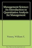 Cncl: Mgmt Science 2nd Int 0063505894 Book Cover