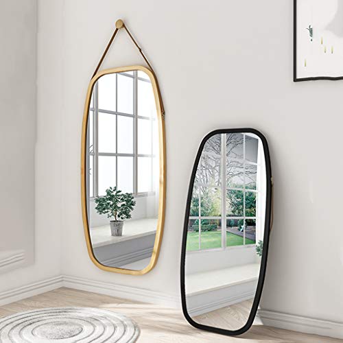 Olotu Full Length Mirrors Wall Mounted Hanging Wooden Full Length Mirror Rectangular Wall Mounted Or Free Standing Dressing Mirror, Outdoor Photo Mirror Can Be Back, For Bedroom, Living Room, Cloakroo #TOP2