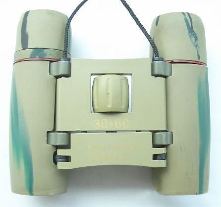 30x60 Folding biocular Telescope with Night Vision for Outdoor Birding, Travelling, Sightseeing, Hunting, Concert，etc (Camouflage)