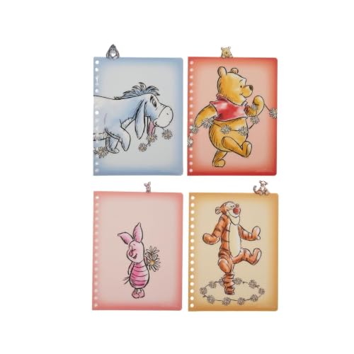 Winnie l'ourson carnet de notes blanc à onglets cahier Disney ligné 20x17cm