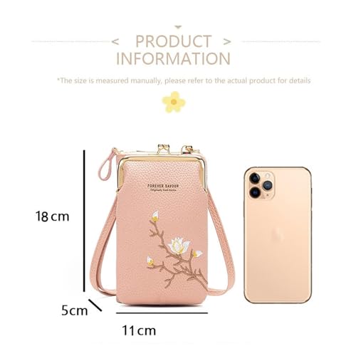 Forever Savour Women Sling Cross-Body Wallet With Mobile Cell Phone Holder, Small Crossbody Purses for Women2