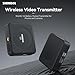 Shimbol TP Nano Wireless Video Transmitter and Receiver with HDMI System for Phones and Cameras, Battery-Powered, 492ft Range, 60ms Latency, (Black)