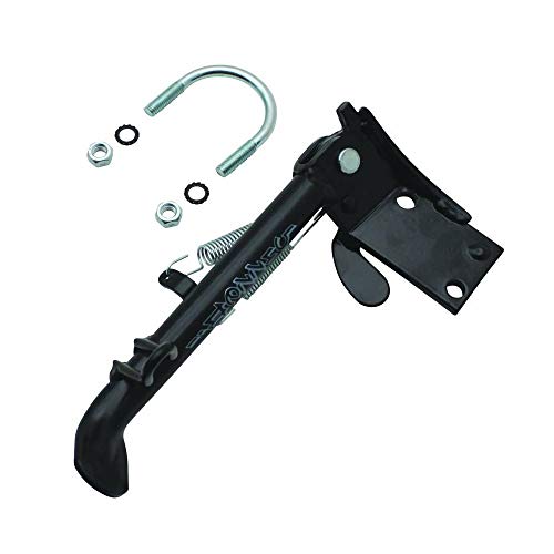 BEQUILLE SCOOT LATERALE ADAPTABLE PEUGEOT 50 KISBEE 4T + 2T NOIR -BUZZETTI-