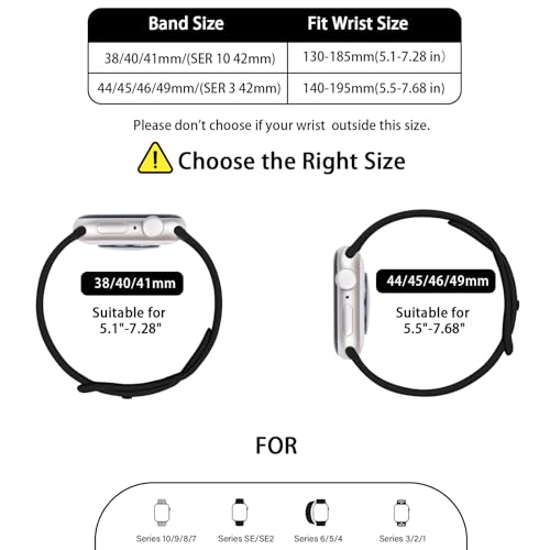 Image of Thin Silicone Band Compatible with Apple Watch 41mm 38mm 40mm 46mm 45mm 42mm 44mm, Slim Narrow Replacement Sport Strap Wristband for iWatch Series 11 10 9 8 7 6 5 4 SE Ultra 3 2 1 Women Men