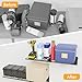 BELLO YON Wall Shelf 24'' x 11'' Garage Wall Mounted Storage Shelves, Heavy Duty Metal Wire Shelving Storage Rack for Garage, Office, Basement and Kithcen, Max Load 90lb,Black, 2-Pack
