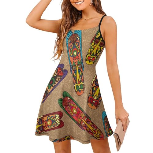 Robe de plage sans manches style cami dress pour vos vacances ensoleillées