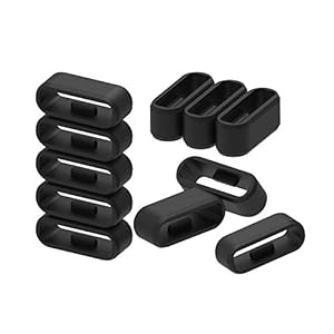 Chofit Bevestigingsringen, compatibel met Garmin Vívosport/Approach X10/X40 veiligheidslus, reservebevestigingsring…