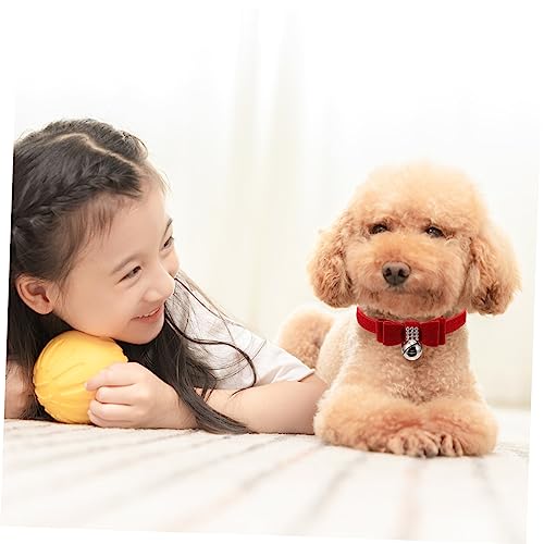 Collar de perros ajustable con diamantes de imitación brillantes 6