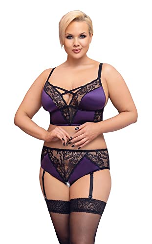 Lingerie Cottelli CURVES violette 2XL pour pimenter vos nuits