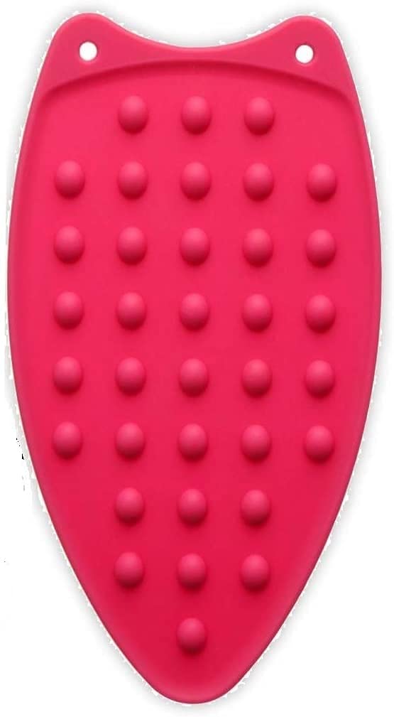 RIVUGJA Silicon Iron Rest Pad | High Heat Resistant, 27x14 cm, Multi Color (Pack of 1)