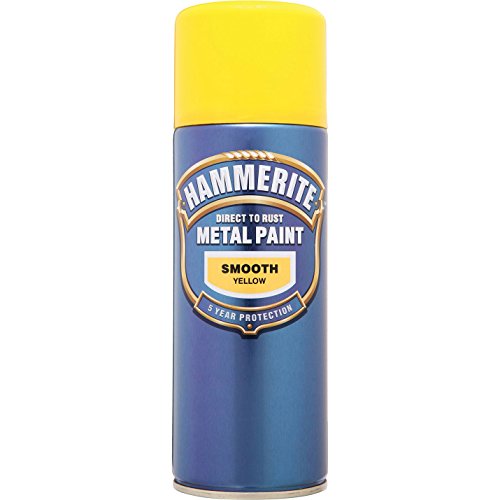 Hammerite Smooth Finish Aerosol Yellow 400ml