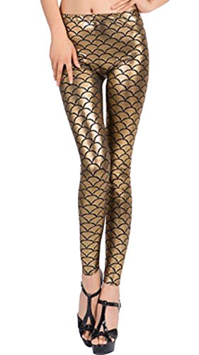 Legging femme or M/L idéal pour vos séances de fitness et sorties