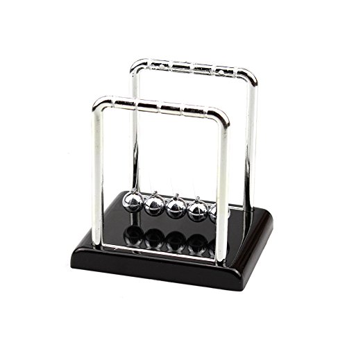 Preisvergleich Produktbild AIU Kugelspiel Klassisches Newton Kugelstoßpendel (schwarz)