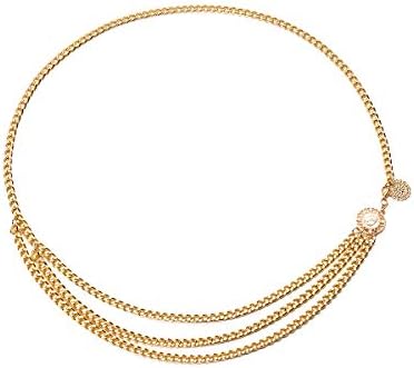 SEVEN SPARKLE Hot Sexy Belly Chain Gold 