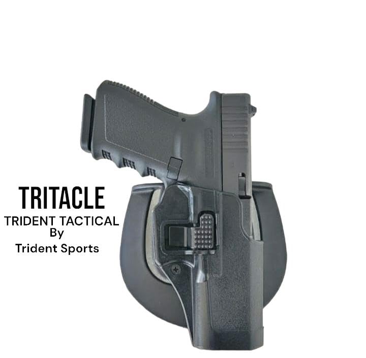 Image of Trident Police Duty Holster for Glock 17 /19 /26 /33 Pistol (Combo Pack) (Right Handed)