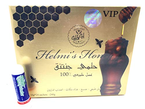 Helmi's Honey V.I.P with Gensing Royal Jelly Amazon Herbs 10g Sachets 24 Per