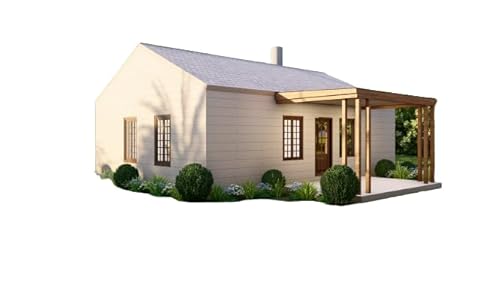 Generic 25x33 Tiny Home Plans - 2 Bedroom, Single Story,