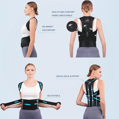AOFIT Support Waist Lumbar Back Straightener Posture Corrector Back M - Thumbnail 5