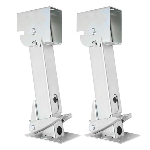 Stabilisateur Jack Réglable Swing Down Galvanisé - Support Remorque 650lbs - 5