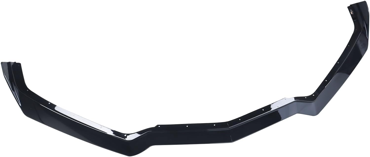 Front Glossy Black Bumper Lip Compatible with 2020 2021 2022 Corvette C8 ZR1 Style,2 PCS Front Bumper Lower Lip Splitter
