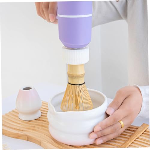 Yeory Matcha Mixer, 3-Speed Automatic No-Splash Matcha Whisk Electric, Electric Whisk Rechargeable for Perfect Blend