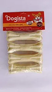 Dogista Pet Products Dog Chew Bones, 4 Pic (5-inch)